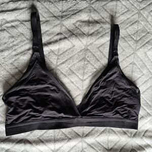 Nursing Maternity Bra 3XL Black Joyspun EUC